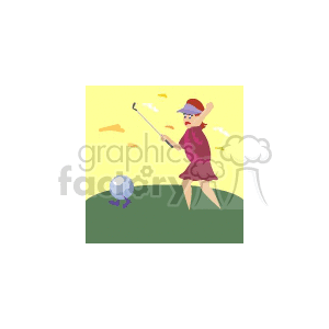 golfers010 clipart. Royalty-free image # 169178