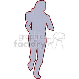 runner401 clipart. Commercial use image # 169526