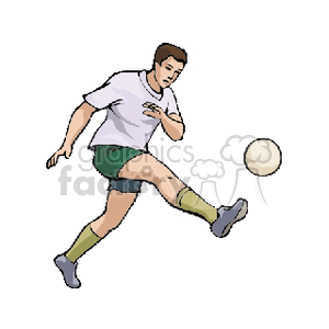 soccerplayer clipart. Royalty-free image # 169755