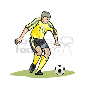 soccerplayer12 clipart. Royalty-free image # 169757