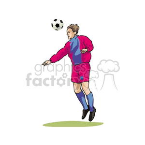   soccer ball balls player players  soccerplayer15.gif Clip Art Sports Soccer 