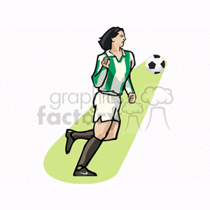   soccer ball balls player players  soccerplayer19.gif Clip Art Sports Soccer 