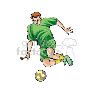 soccerplayer3 clipart. Commercial use image # 169767