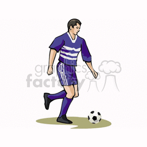   soccer ball balls player players  soccerplayer7.gif Clip Art Sports Soccer 