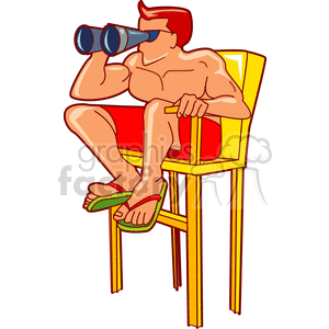 lifeguard202 clipart. Commercial use image # 169900