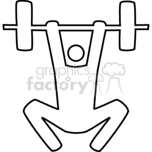   bodybuilder bodybuilders muscle muscles weight lifting weights barbell barbells fitness exercise exercising silhouette silhouettes  strength703.gif Clip Art Sports Weight Lifting 