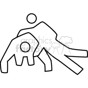 wrestling701 clipart. Royalty-free image # 170238