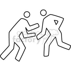 wrestling711 clipart. Royalty-free image # 170248