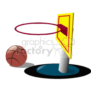 clipart - Basketball Game.