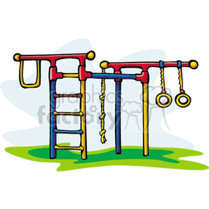   toy toys playground playgrounds Clip Art Toys-Games monkey%20bars