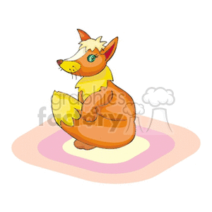 fox clipart. Royalty-free image # 171228