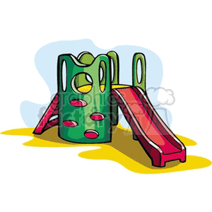   toy toys playground playgrounds slides slides  hill.gif Clip Art Toys-Games 