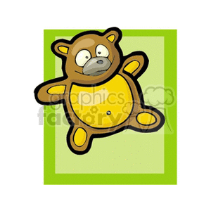   toy toys teddy bear bears  teddybear2.gif Clip Art Toys-Games 
