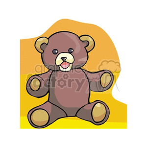   toy toys teddy bear bears  teddybear3.gif Clip Art Toys-Games 