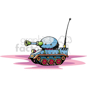   toy toys tank tanks weapons Clip Art Toys-Games 