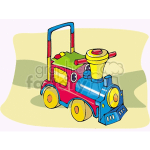 toytrain3 clipart. Commercial use image # 171558