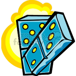 dominoes-game clipart. Royalty-free image # 171768