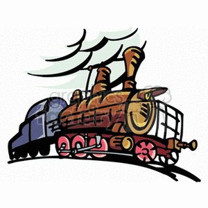   train trains railroad transportation  engine.gif Clip Art Transportation Land train 