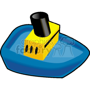   ship ships boat boats  TOYBOAT01.gif Clip Art Transportation Water 