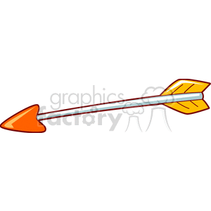 Arrow With Orange Tip clipart. Commercial use image # 173582