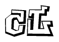 The clipart image features a stylized text in a graffiti font that reads Cl.