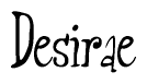 The image is a stylized text or script that reads 'Desirae' in a cursive or calligraphic font.