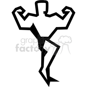 Weight Lifter003 clipart. Commercial use image # 370038