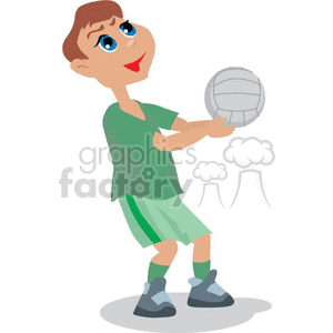 volleyball003 clipart. Royalty-free image # 370053
