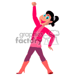 women doing yoga clipart. Royalty-free image # 370224