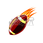 Football flying through the air. clipart. Royalty-free image # 370289