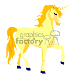 Animated unicorn. clipart. Commercial use image # 370379