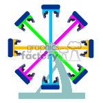 Carnival farris wheel ride. clipart. Royalty-free image # 370404