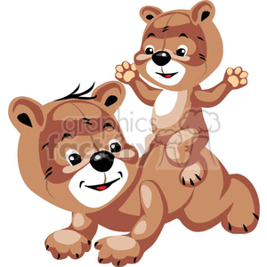 teddy bear brothers clipart. Royalty-free image # 370782