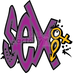 sex graffiti clipart. Royalty-free image # 372442