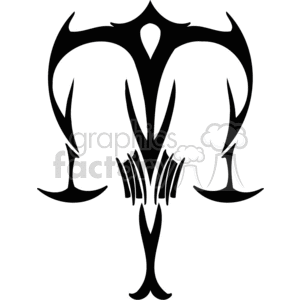 zodiak vector vinyl-ready vinyl ready cutter black white clip art clipart images graphics car vehicle tattoo tattoos art tribal scale scales libra horoscope astrology