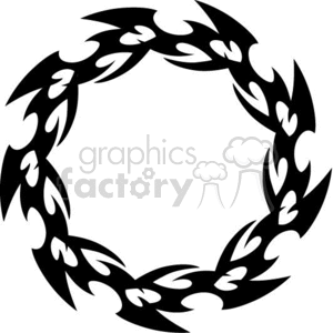 round flames 067 clipart. Royalty-free image # 372726
