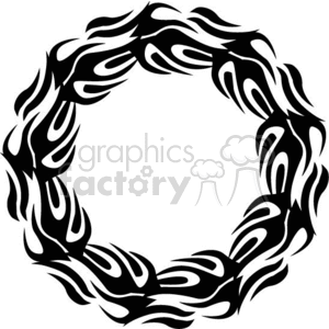 round flames 047 clipart. Royalty-free image # 372766