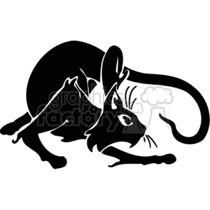 Black cat sneaking around and keeping a low profile clipart. Commercial use image # 372951