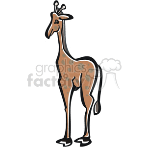 Cartoon Girafe Clip Art clipart. Commercial use image # 129068