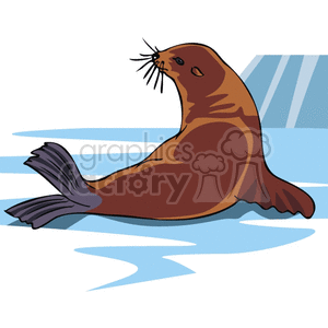 seal seals   Anml074 Clip Art Animals  wmf jpg png gif vector clipart images clip art real realistic