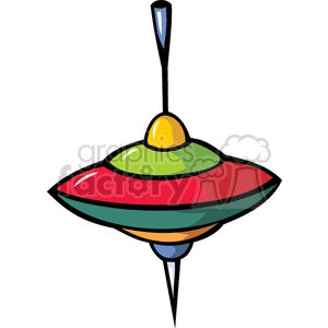 clipart - Spinning Top.