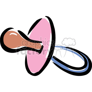 Pacifier clipart. Commercial use image # 159210
