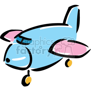 Toy airplane clipart. Royalty-free image # 159238
