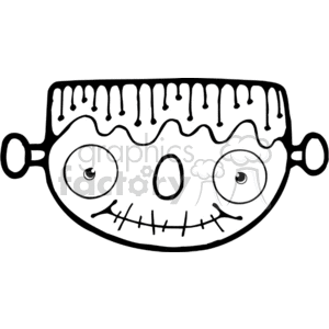Funny Frankenstein clipart. Commercial use image # 374470