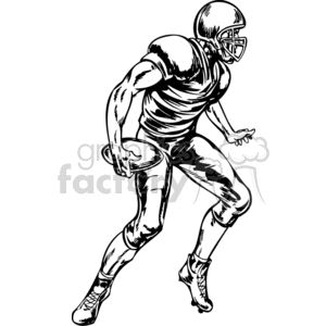 Football player 055 clipart. Royalty-free image # 374634
