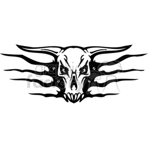 vector vinyl+ready graphic decal decals tattoo tattoos design skull skulls black+white