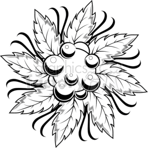 Lotus Flower Tattoo Design clipart. Royalty-free image # 375460