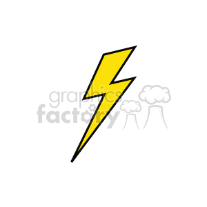Lightning strike clipart. Commercial use image # 376977