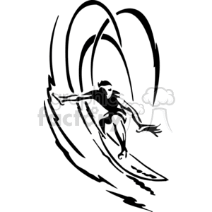 black white extreme sports sport action vector clip art surf surfing surfer surfers