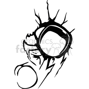Boxing gloves punch clipart.